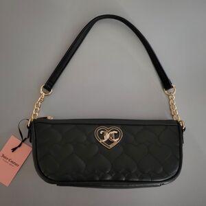 Juicy Couture Black Quilted Shoulder Bag